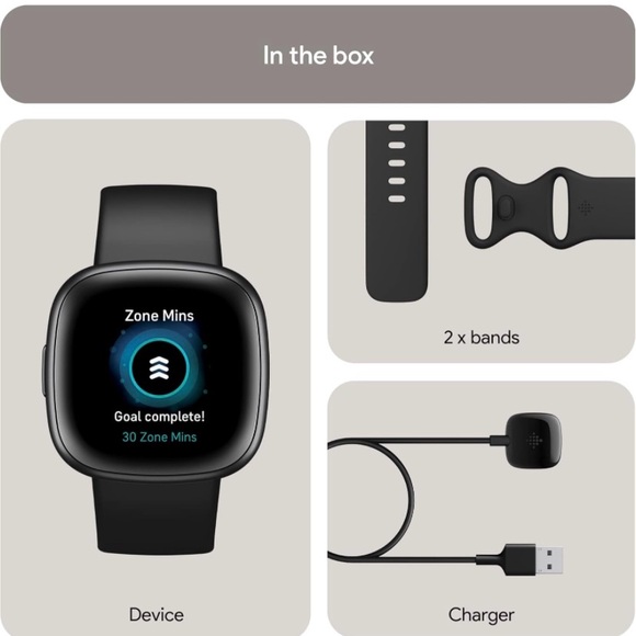 NWT Fitbit Smartwatch Versa 4 by Google - Picture 9 of 11